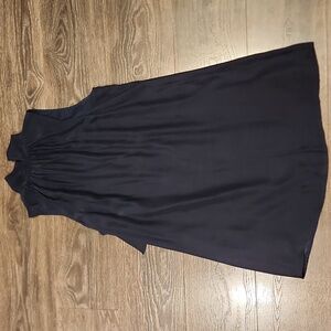 ❤️ NWOT! MARIE OLIVER SILK SATIN MOCK NECK TIE BACK MINI SHIFT DRESS, XS